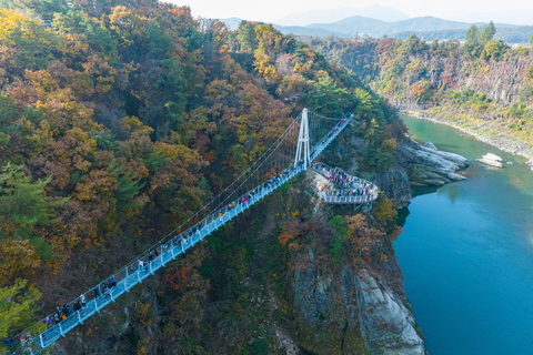 De Seul: DMZ, o segundo túnel e o passeio pelo rio Hantan da UNESCOSaída 10 da estação de Myeongdong às 07:00 da manhã