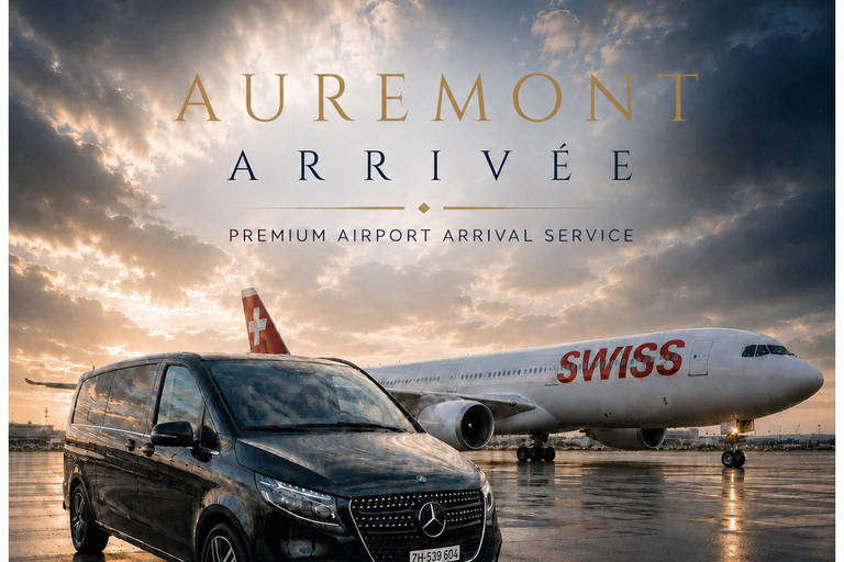Zurich Airport & City: Scenic Transfer with Lake Photo Stop