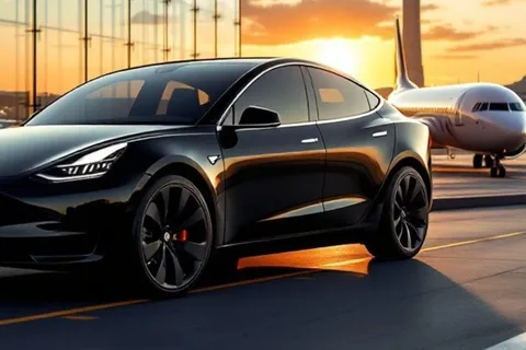 to/from Porto Airport: Transfers by Tesla - Portugal & Spain