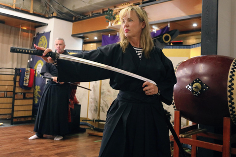 Osaka: Learn Bushido - Trial Slashing with Samurai Sword Trial slashing in Bushido with Samurai Sword real sharpnes
