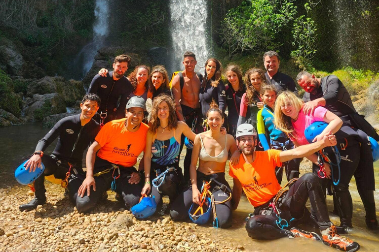 Anna: canyoning in Gorgo de la escalera