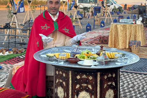 Marrakech: Royal Breakfast with Hot Air Balloons view