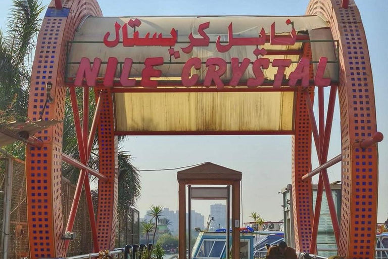 Cairo: Turquoise Prestige Nile Sunset Dinner & Show Cruise Including Transfer (Pickup & Drop-off)