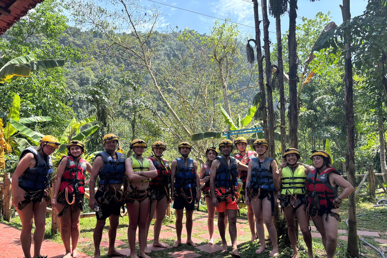 Phong Nha: Zipline Dark Cave & Paradise Cave Exploration Option 4: Full Adventure Experience - Drop-off in Hue