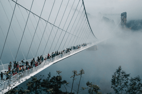 Zhangjiajie: Grand Canyon and Glass Bridge Experience B-Line Ticket (Glass Bridge + Grand Canyon)