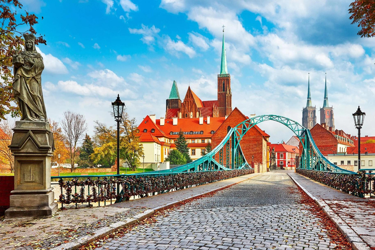 Oder river cruise and walking tour of Wroclaw Tour in Portuguese, French, Italian