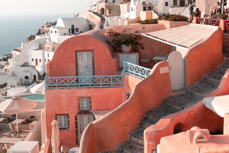 Från Heraklion: Santorini heldagstur med båt