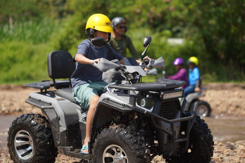 Chiang Mai: ATV Adventure 2-Hrs,Feeding,Rafting & Lunch Trip 2 Hrs. Double ATV Adventure, Bamboo Rafting& Lunch Trip