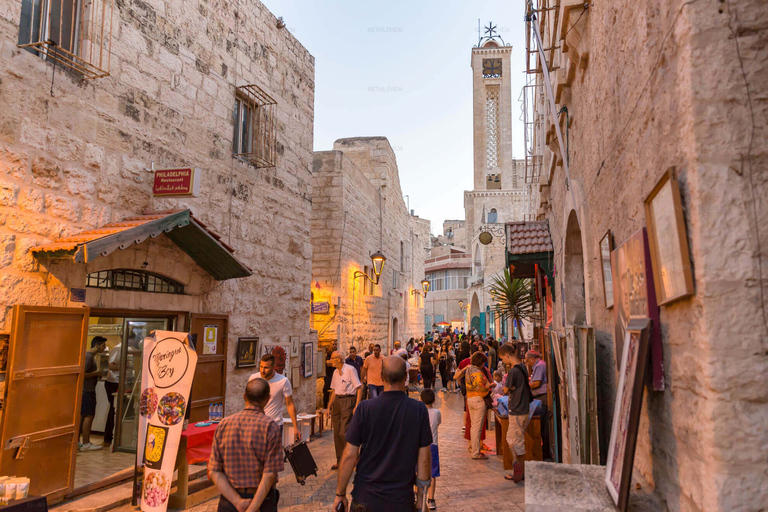 Betlemme, Gerico e il fiume Giordano: Tour guidato e trasportoPrelievo da Tel Aviv