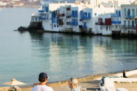 Mykonos : séance photo privée d'une heure dans la ville de Mykonos