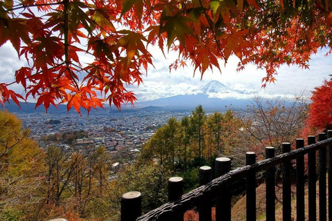 Tokyo: Fuji Fuji-berget, Arakura Sengen Park, Oshino Hakkai BussturFrån Shinjuku till Fuji-berget kl. 8:30