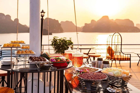 5-Star Ha Long Day Cruise with Jacuzzi, Lunch & Free Drink Day Cruise With Meal
