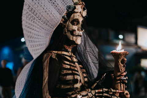 Oaxaca : Photoshoot de la déesse Catrina du Jour des Morts et Mezcal