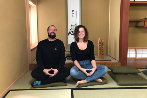 Meditação Zen em Kyoto e passeio pelo jardim de um templo Zen com almoço