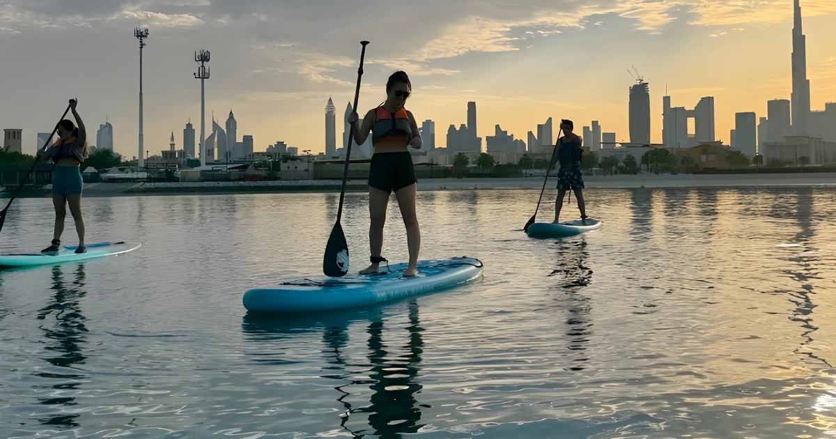 Dubaï StandUp Paddle Boarding avec vue sur Burj Khalifa GetYourGuide