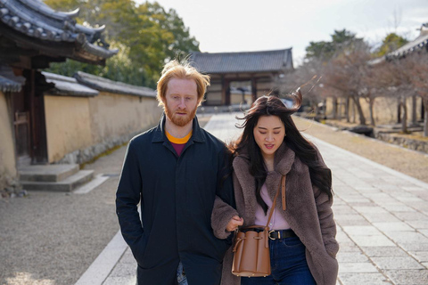 京都与奈良：一日游亮点之旅，专属私人轿车服务京都与奈良：一日游精华行程，专属私人轿车服务