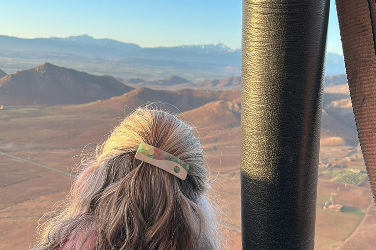 Marrakech : Vol en montgolfière, petit déjeuner berbère et balade à dos de chameau