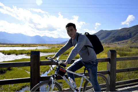 Biking tour&amp;guide visit Lijiang baisha village market park