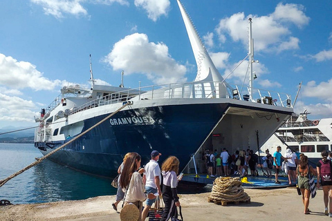 Depuis le port de Kissamos : croisière en bateau vers la lagune de Balos et GramvousaDepuis le port de Kissamos : croisière en bateau vers Balos et Gramvousa et déjeuner