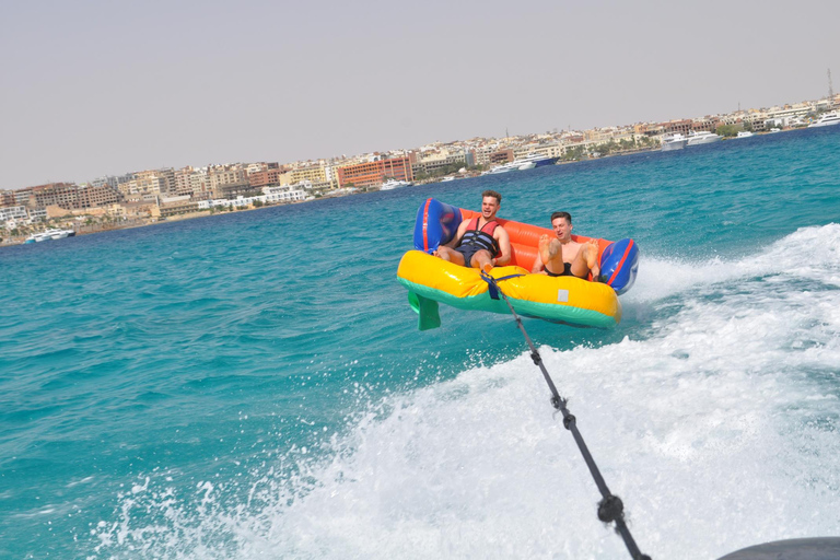 Hurghada: Isola Giftun di lusso con snorkeling/pranzo e massaggioTour da: Sahl Hasheesh/Makadi Bay/Gouna/Safaga/Soma bay