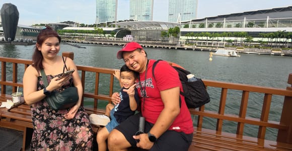 Singapore: Sunset Skypark Cruise Merlion Food private tour