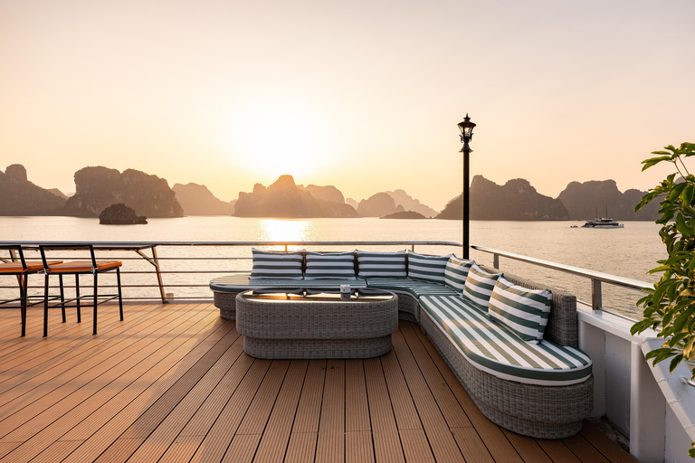 From Hanoi: Halong Bay Day Cruise with Kayak, Cave & Swim Halong Bay Day Cruise from Halong Port (No Transfer)