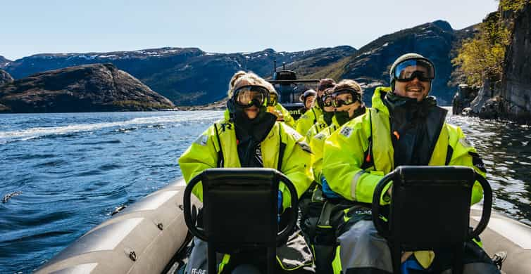 Ze Stavanger: wycieczka łodzią RIB do Lysefjorden