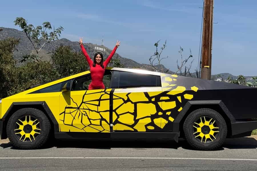 Los Angeles: 30-Minuten Hollywood Sign Tesla Cyber Truck Tour. Foto: GetYourGuide