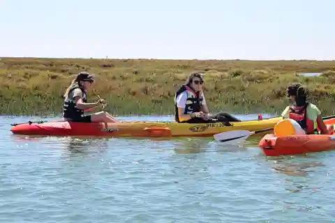 Algarve: Passeio de caiaque de 2 horas na Ria Formosa a partir de Faro
