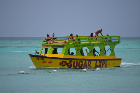 Tobago: Buccoo Reef Glass Bottom Boat TourTobago: Tour en barco con fondo de cristal por el arrecife de Buccoo