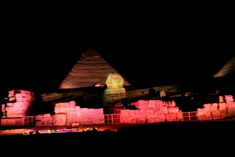 Pokaz dźwięku i światła w piramidach w Gizie