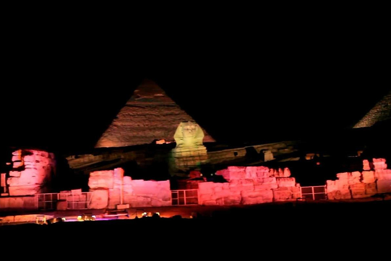 Pokaz dźwięku i światła w piramidach w Gizie