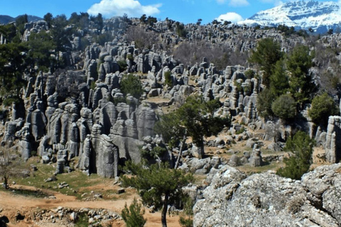 Från sidan: Eagle Canyon och Selge Forntida stadsvandring