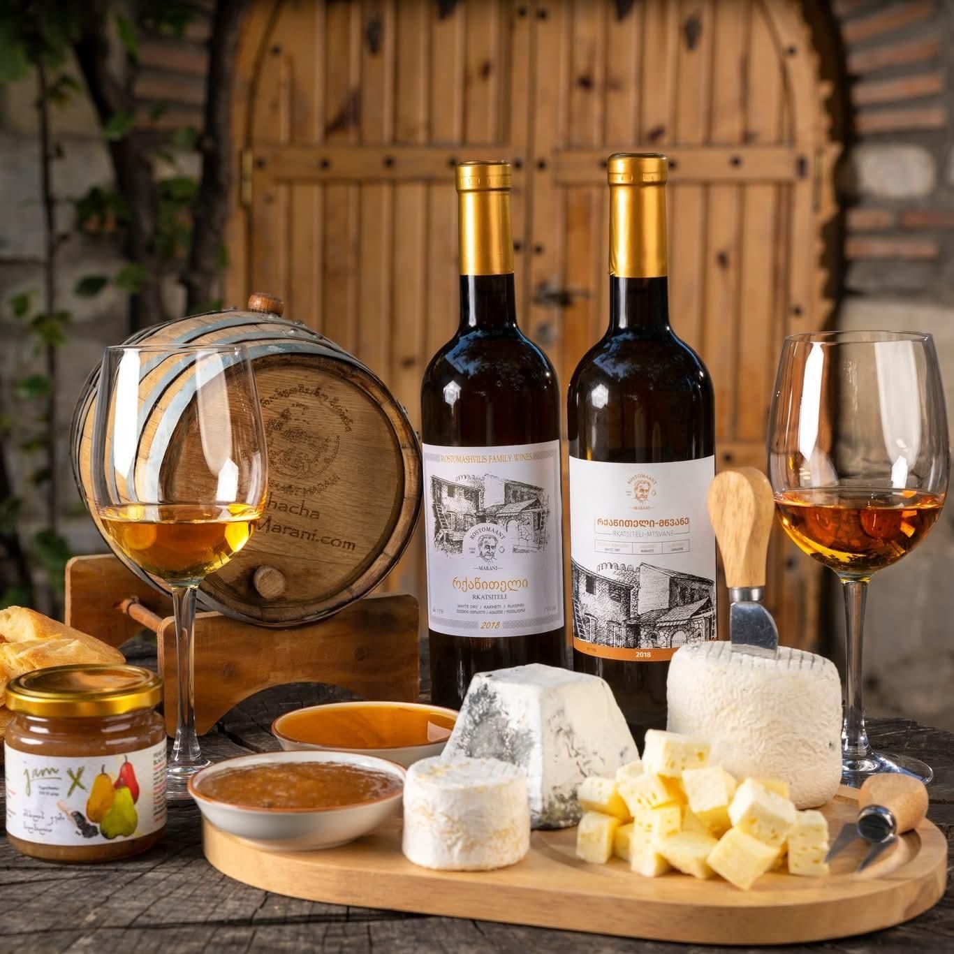 Telavi: Weinprobe im Rostomaant & Khachapuri-Kochkurs