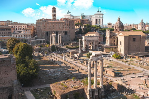 Roma: Coliseu, Monte Palatino, Experiência no Fórum RomanoColiseu com acesso padrão e guia de áudio