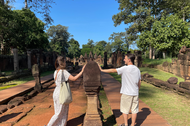 Excursion d&#039;une journée à Beng Mealea, Banteay Srei et les chutes d&#039;eau de Phnom KulenVisite en petit groupe