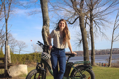 QuebecCity:ebike tours ,parks,public market and microbrewry