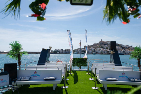 Ibiza: Formentera Full-Day Boat Trip with Sunset Party