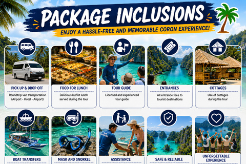 Coron: 5-Night Getaway with Tours and Transfers