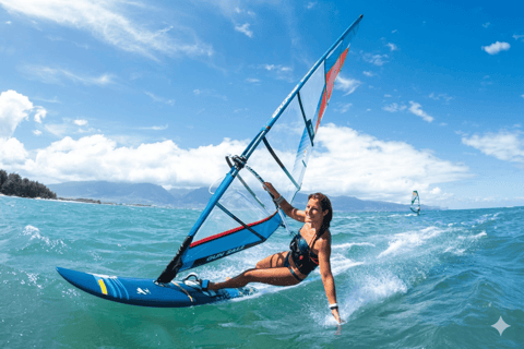 Bentota: Private Windsurfing Course with Safety Gear Windsurfing Beginner Course