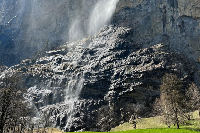 Von Basel aus: Private Tour zu den Alpen, Wasserfällen und Seen