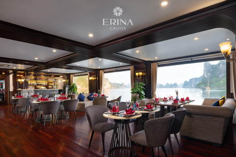 2/3-Day Halong & Lan Ha Bay Erina 5* Cruise balcony, bathtub 3-Days Cruise with Transfer from/to Hanoi or Ninh Binh