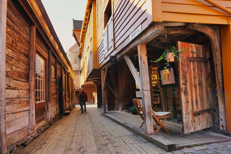Bergen: Bryggen Guided Walking Tour Bergen: Hanseviertel Bryggen Spaziergang