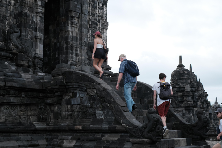 Yogyakarta: Borobudur Yard and Prambanan Temple Tour Guided Tour with Prawirotaman Area Meeting Point No Tickets