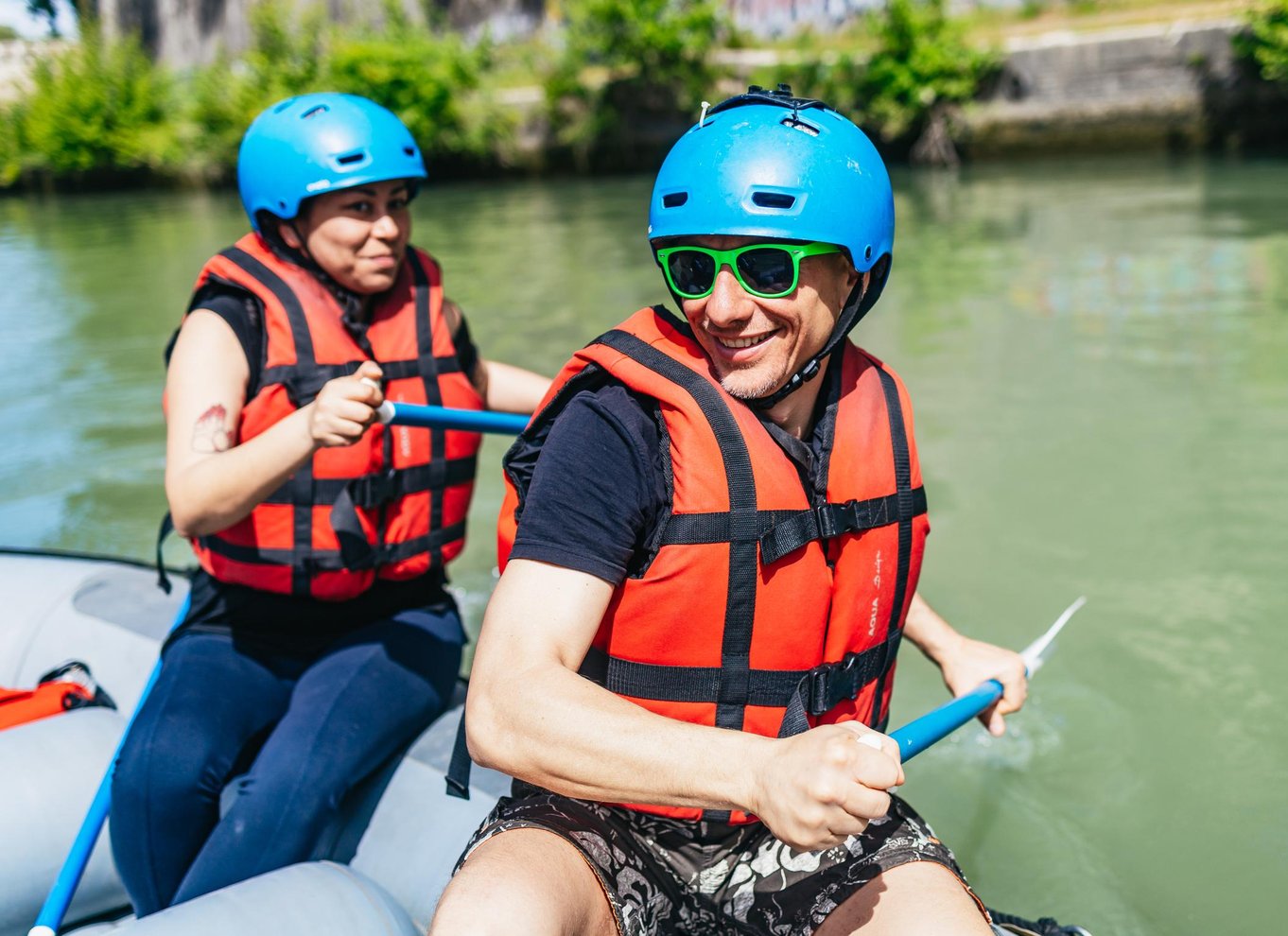 Rom: Urban Rafting-tur på Tiberfloden med romersk pizza