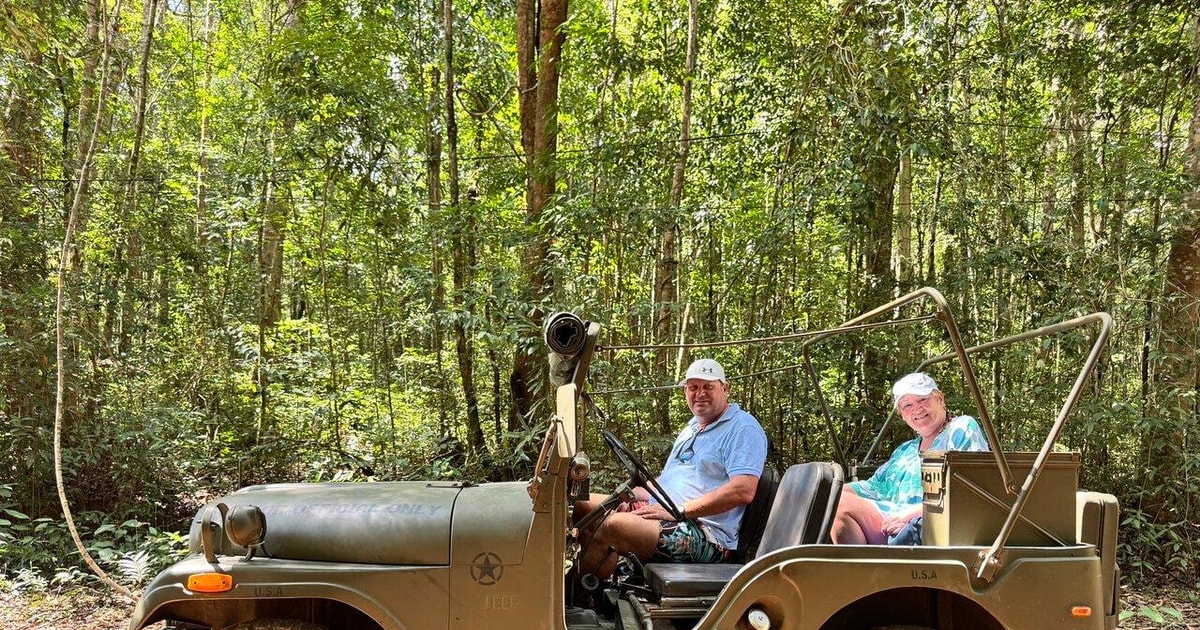 Private Classical Army Jeep Adventure Local Tour In Phu Quoc