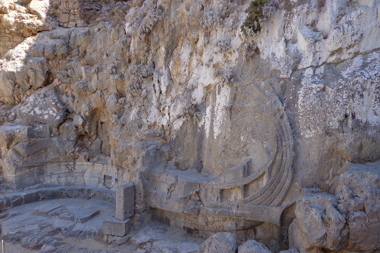 Rhodes: Boat trip to Lindos with Swimming Stops Boat Tickets (meeting point)