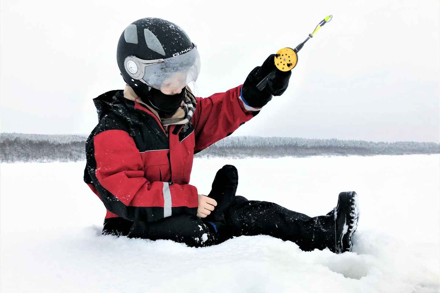 Rovaniemi: Ice Fishing by Snowmobile