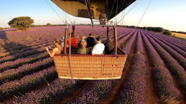 Visit Brihuega: Balloon Flight Above Lavender Fields in Brihuega