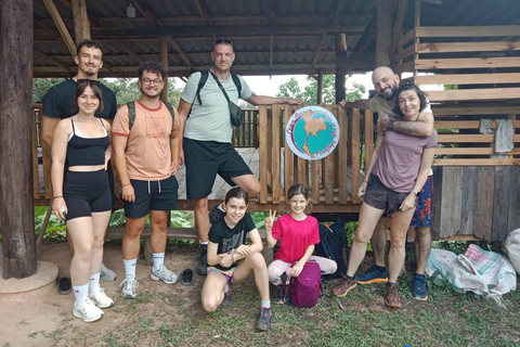 Chiang Mai: 2-Day Jungle Trek with Elephant Farm & Raft Ride Hotel Pickup and Drop-off (within Pickup Area)